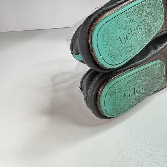 Tieks by Gavrieli Black Leather Foldable Ballet Flats size 8 - Picture 6 of 8